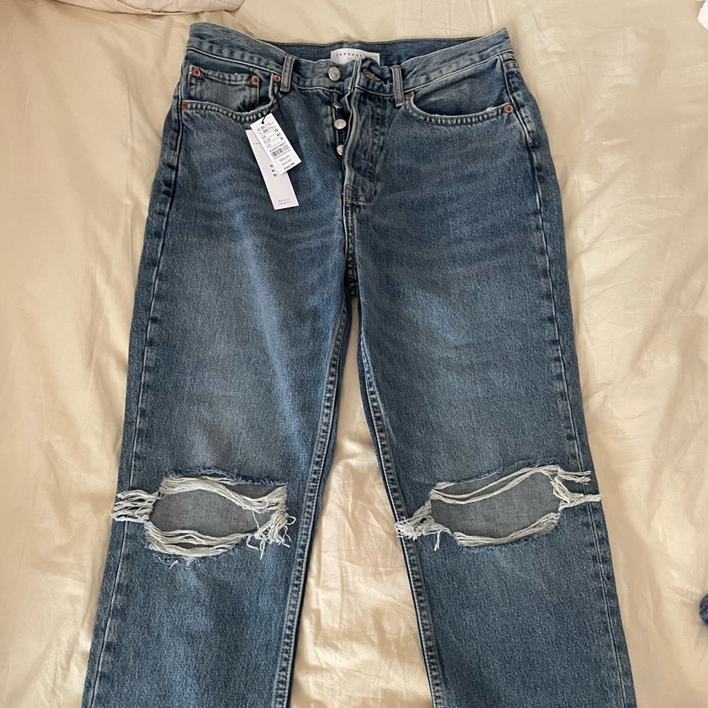 NEW Topshop High Rise Dad Jeans